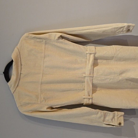 Pretty Little Thing oversized cream corduroy jumpsuit size 0 NWT - Picture 8 of 8